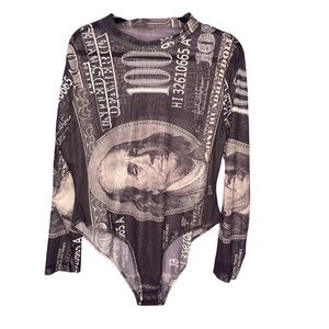 💜 SHEIN plus size money bodysuit